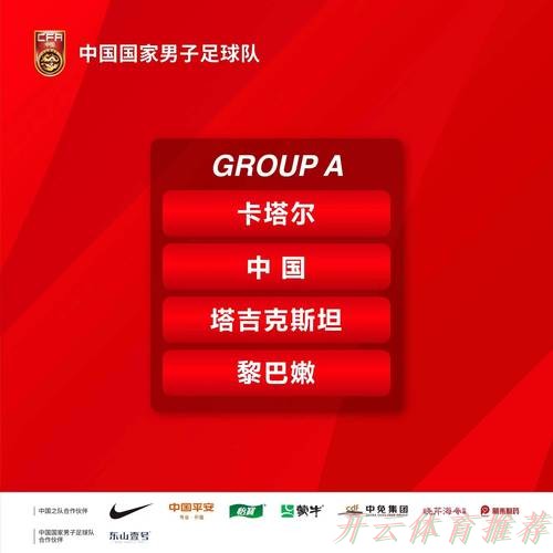 开云体育：亚洲杯抽签结果出炉 中国男足与卡塔尔、塔吉克斯坦、黎巴嫩同组